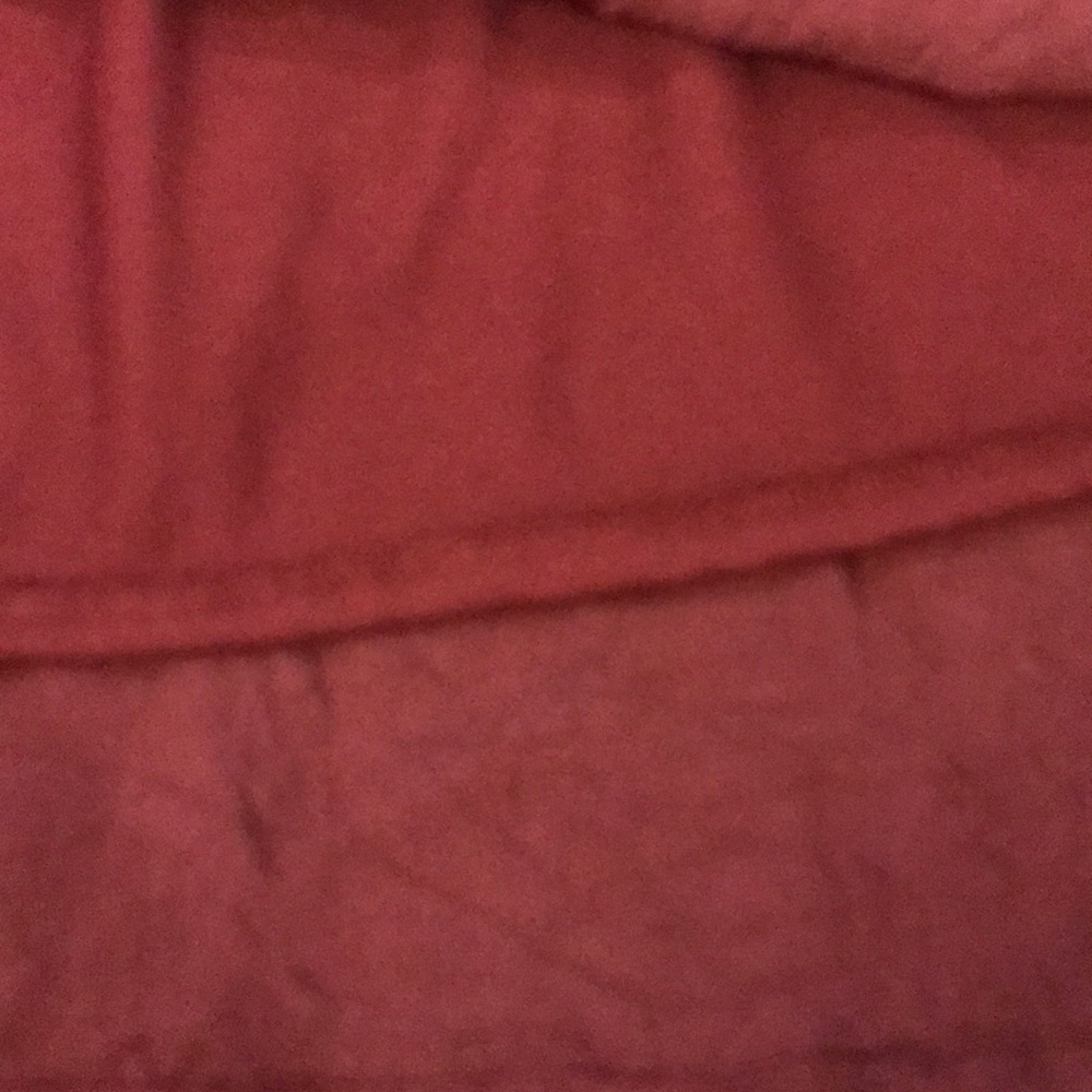 Burgundy Pleated Dress - Picture 4 of 4